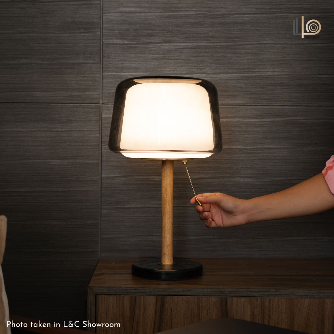 Luma Table Lamp – Lines and Colours Home Decor