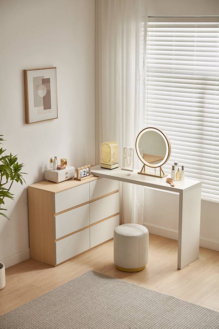 Waija Desk with Cabinet