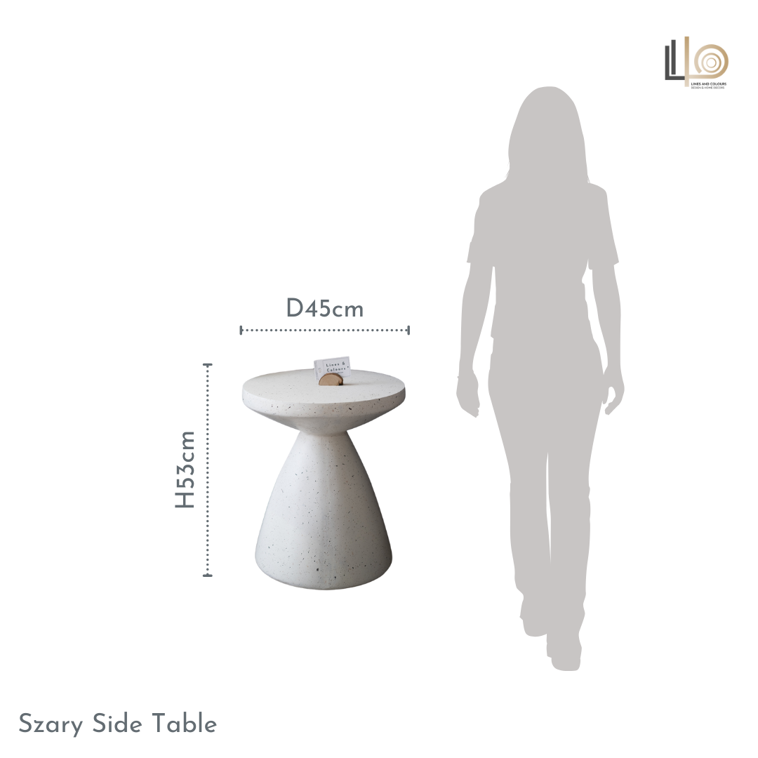 Szary Side Table