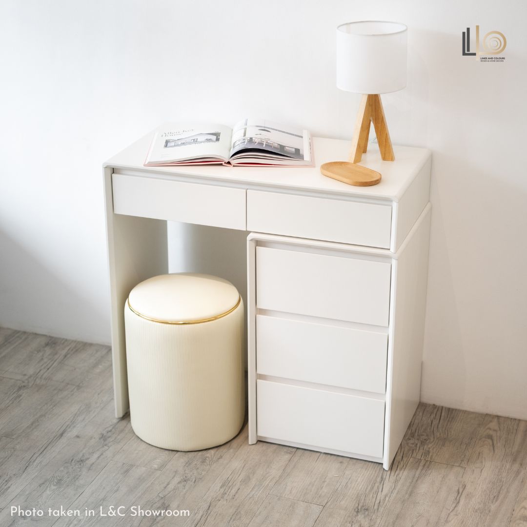 Calirae Desk with Cabinet