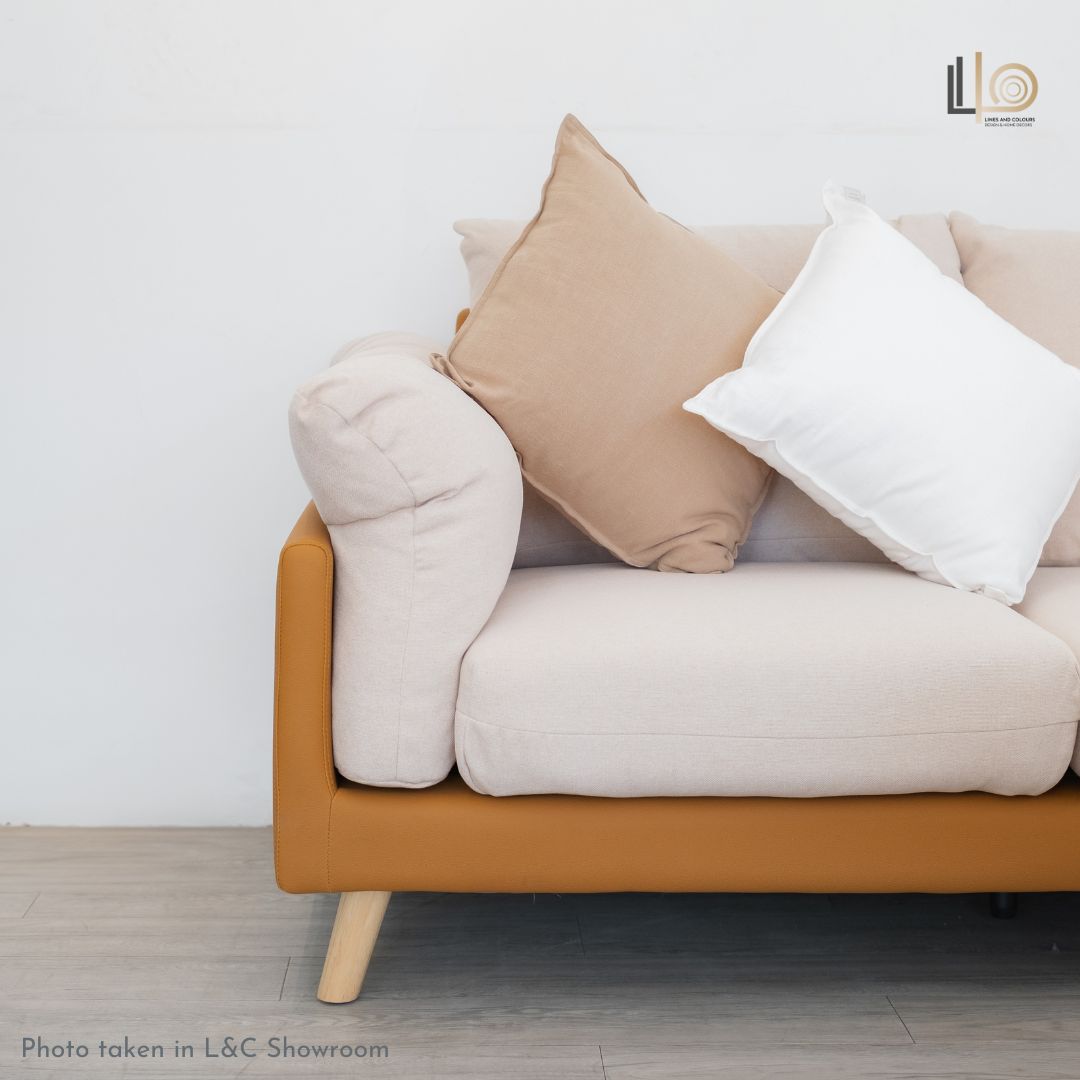 Hout Sofa &amp; Ottoman