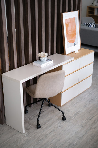 Waija Desk with Cabinet