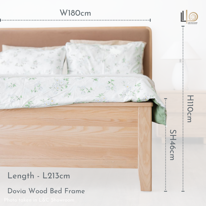 Dovia Wood Bed Frame