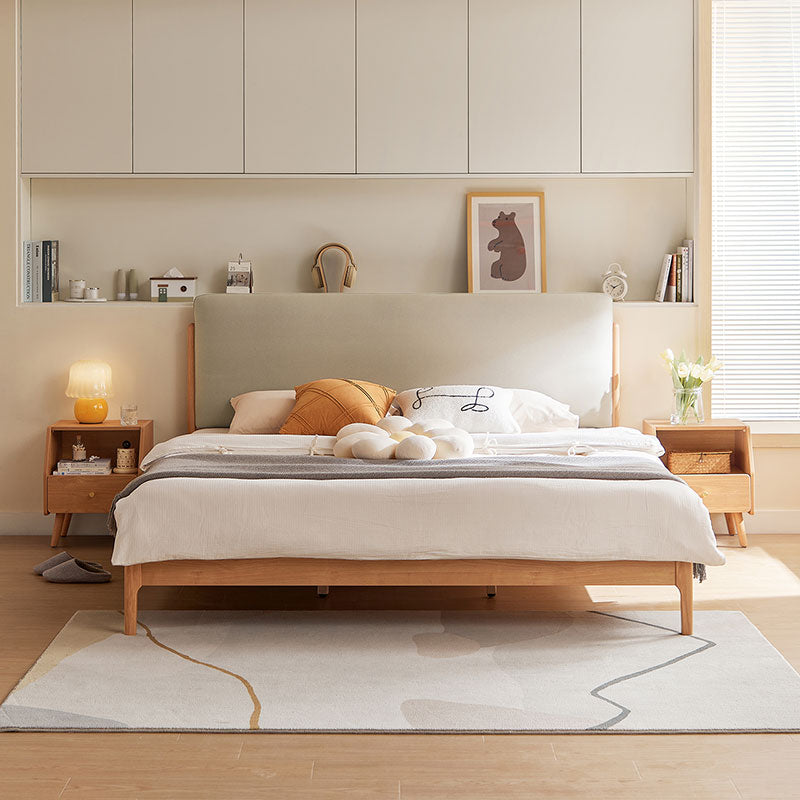 Yesua Wood Bed Frame