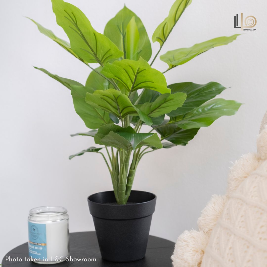philodendron artificial plant Philodendron Artificial Plant – Lines and Colours Home Decor