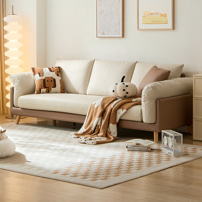 Hout Sofa &amp; Ottoman