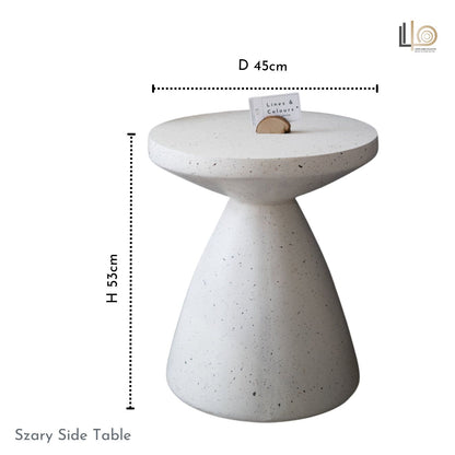 Szary Side Table